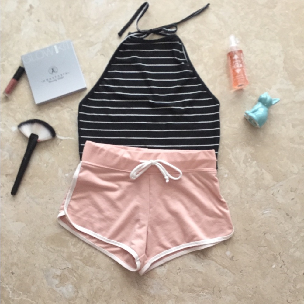 Baby pink soft shorts🎀